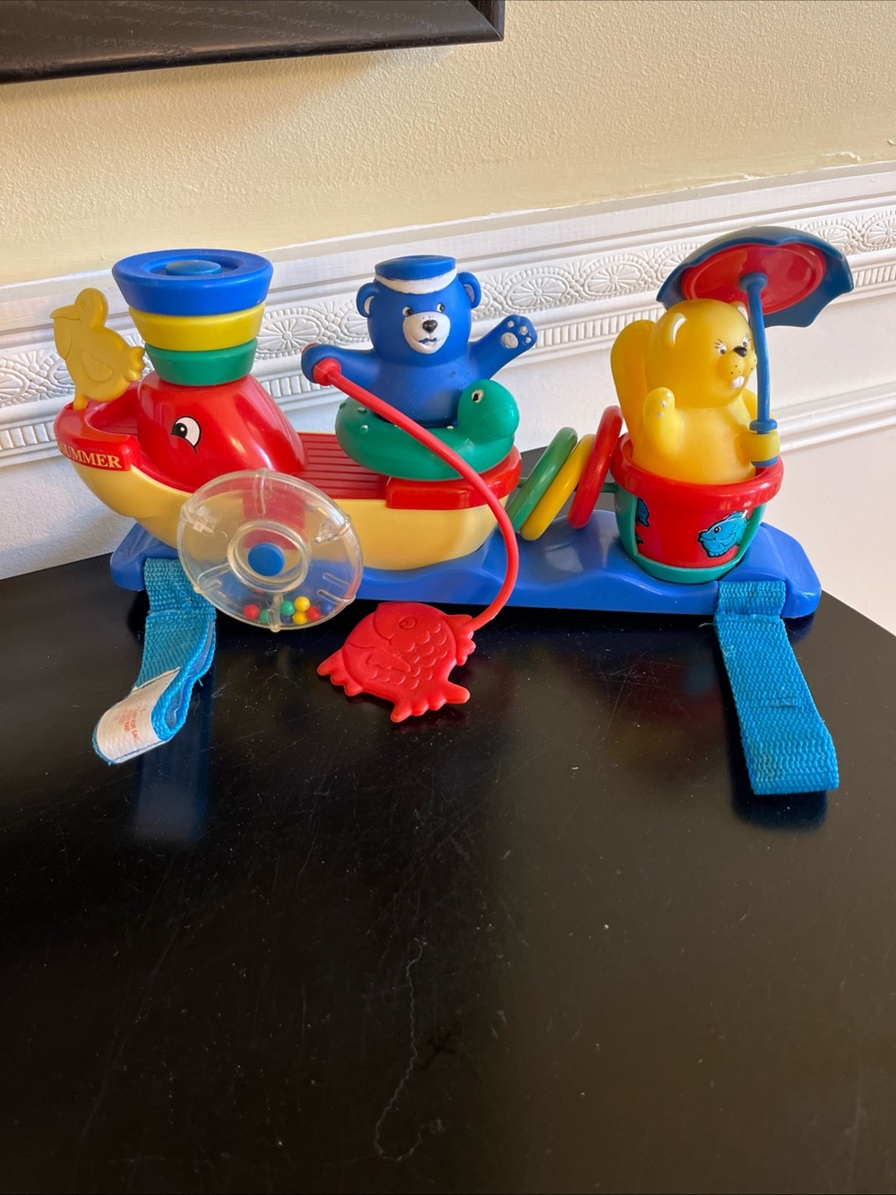 vintage 90s baby stroller activity boat by Summer Infant